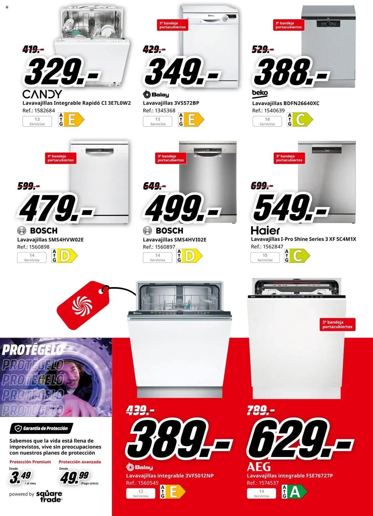 Media Markt folleto │ válido desde el 08.10.2025 | Página: 6 | Productos: Lavavajillas, Bandeja