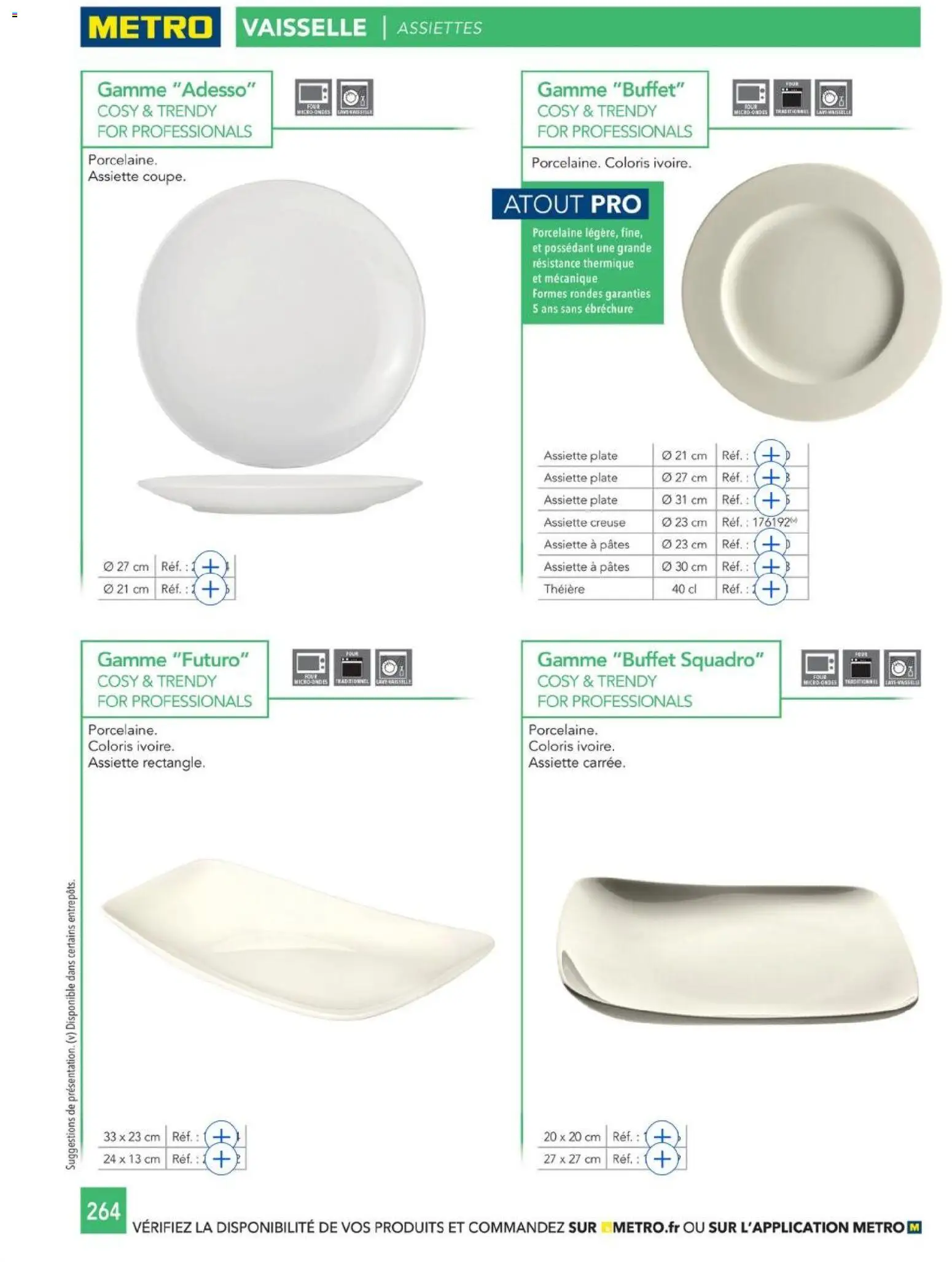 {H1} | Page: 264 | Produits: Théière, Four, Porcelaine, Buffet