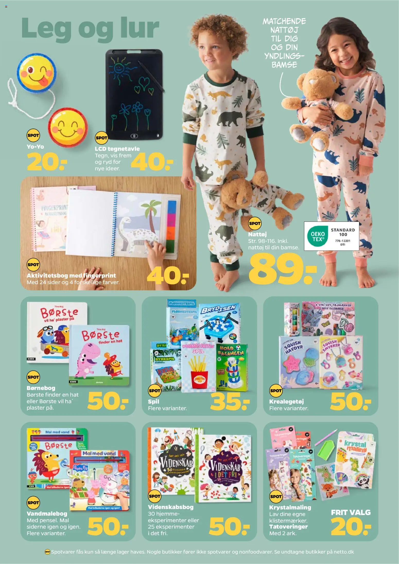 Netto tilbudsavis – gyldig fra 07.02.2026 | Side: 32 | Produkter: Pommes frites, Tablet, Hat, Spil