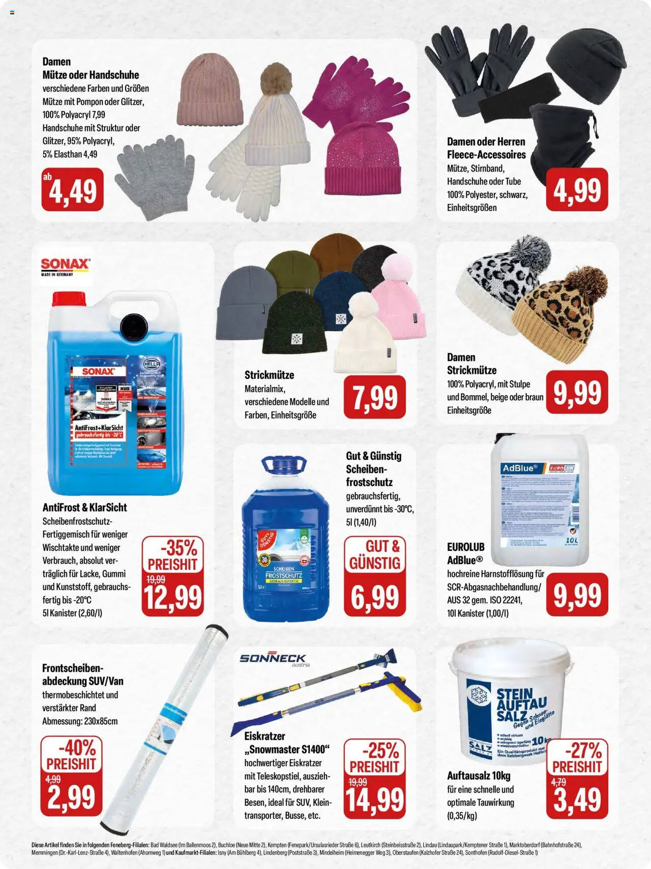 Feneberg Angebote – gültig ab 23.10.2025 | Seite: 13 | Produkte: Bad, Salz, Hella, Handschuhe