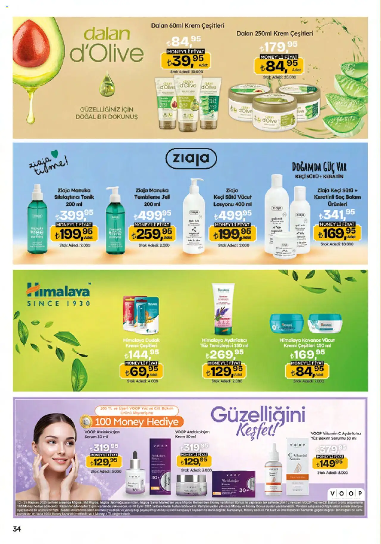 Migros Katalog - Migroskop - 12.06.2025 tarihinden itibaren geçerlidir | Sayfa: 34 | Ürünler: Krem, Vücut kremi