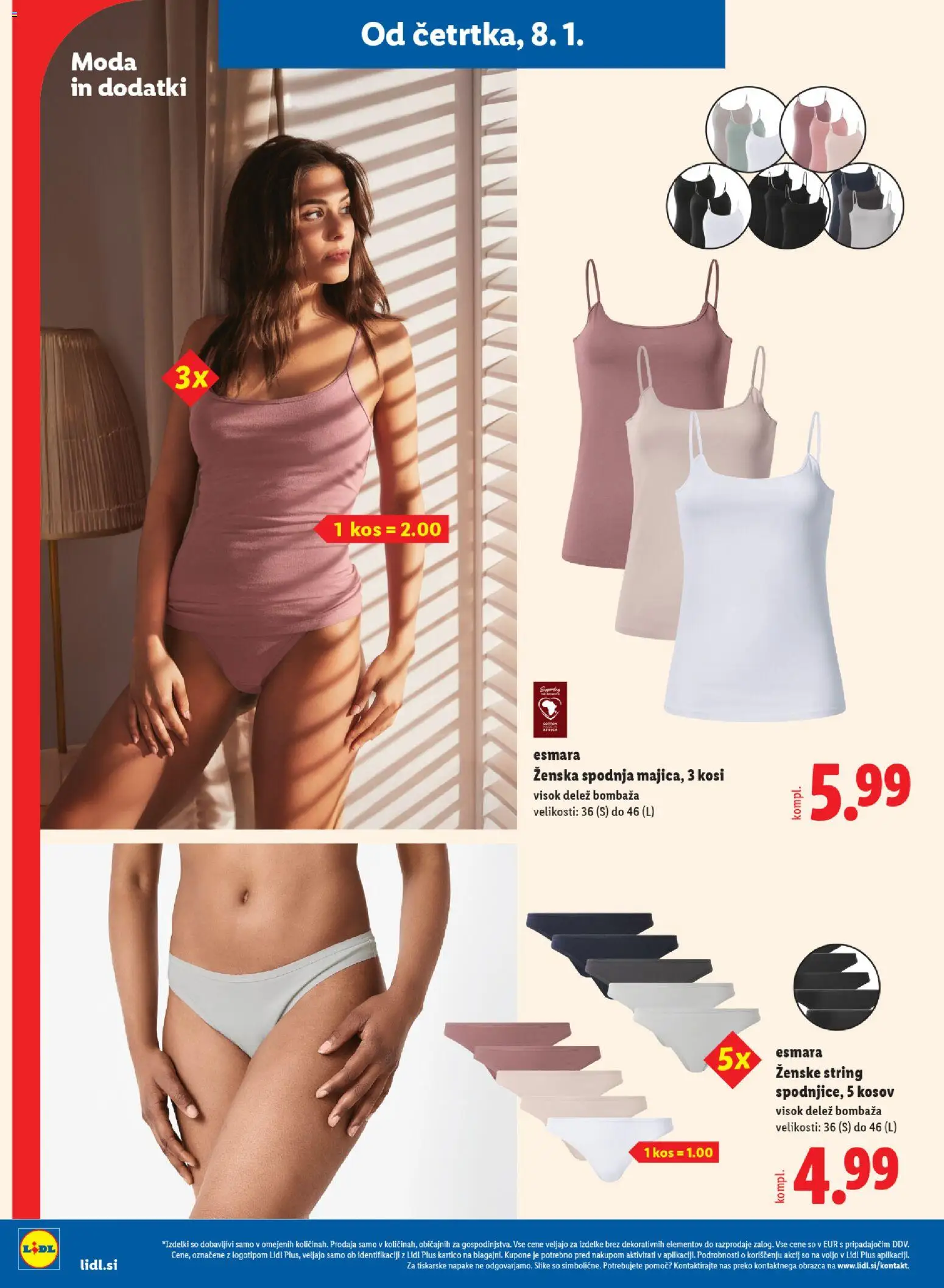 Novi Lidl katalog ponudbe – veljaven od 08.01.2026 | Stran: 22 | Izdelki: Kos