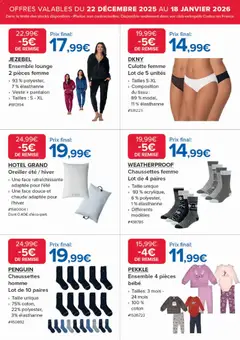 Costco - Prévisualisation de Costco catalogue valide à partir de 22.12.2025 | Page: 8 | Produits: Coton, Oreiller, Veste, Culotte