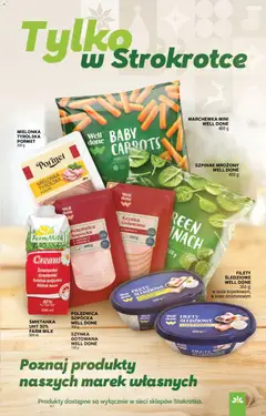 Pogląd oferty "Stokrotka Gazetka" - ważna od 06.11.2025 | Strona: 21 | Produkty: Mielonka tyrolska, Szynka, Szynka gotowana, Marchewka
