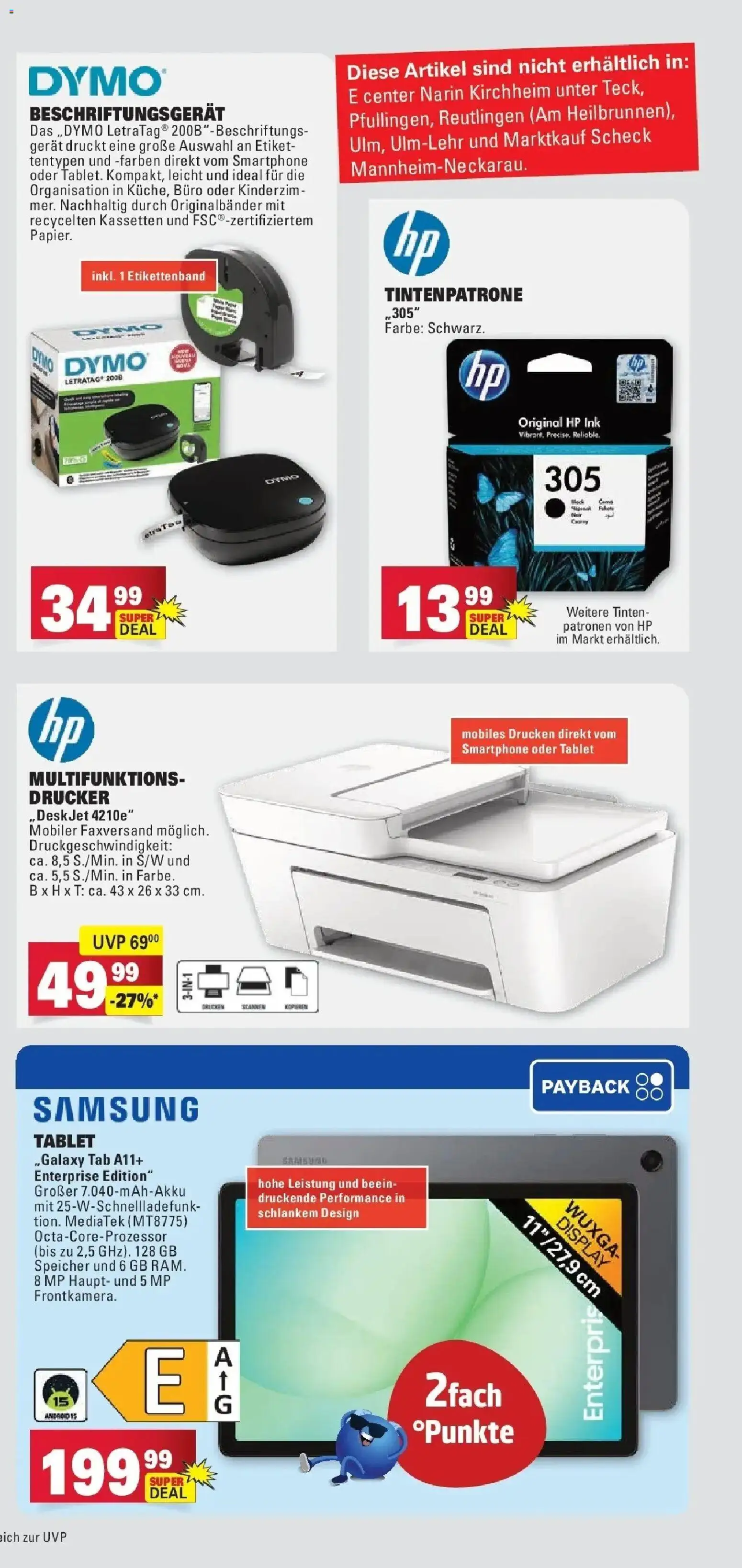 Edeka prospekt Wörth Am Rhein	 – gültig ab 05.04.2026 | Seite: 78 | Produkte: HP, Smartphone, Tablet, Drucker