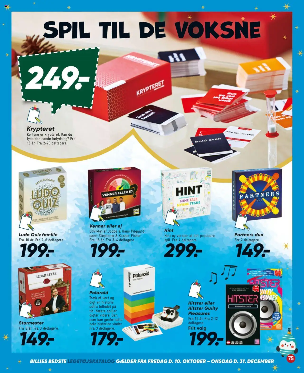 Bilka tilbudsavis – gyldig fra 10.10.2025 | Side: 75 | Produkter: Søm, Spil