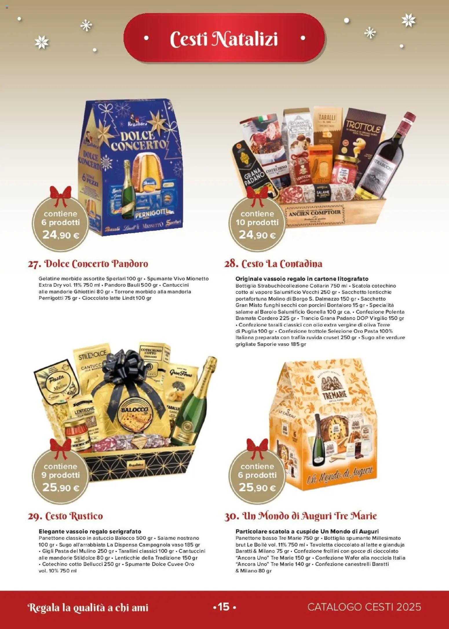 Volantino Oasi del 26.11.2025 | Pagina: 15 | Prodotti: Salame, Olio, Panettone, Astuccio