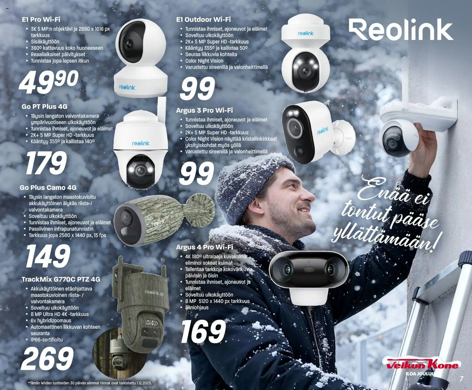 Veikon Kone tarjoukset – voimassa 08.12.2025 alkaen | Sivu: 7 | Tuotteet: Valvontakamera