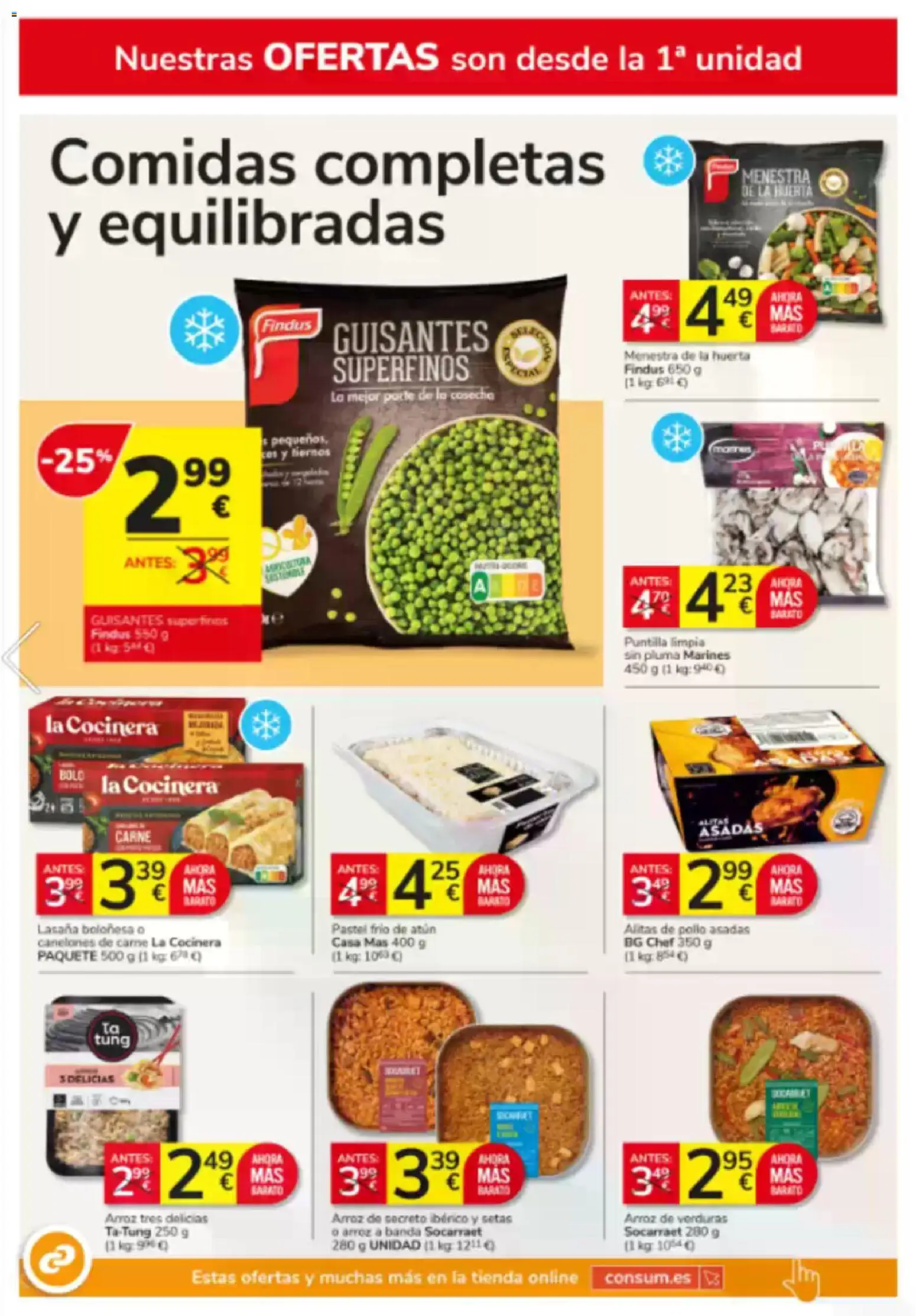 Consum folleto │ válido desde el 05.02.2026 | Página: 10 | Productos: Arroz, Canelones
