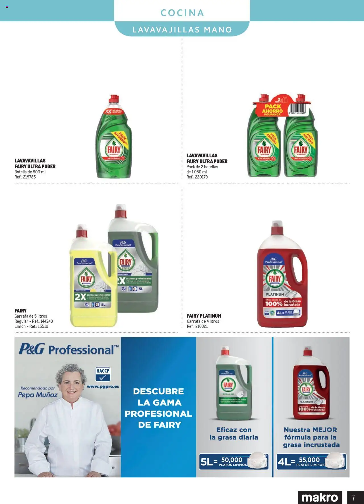 Makro - Catálogo Limpieza │ válido desde el 13.03.2025 | Página: 7 | Productos: Cocina, Lavavajillas