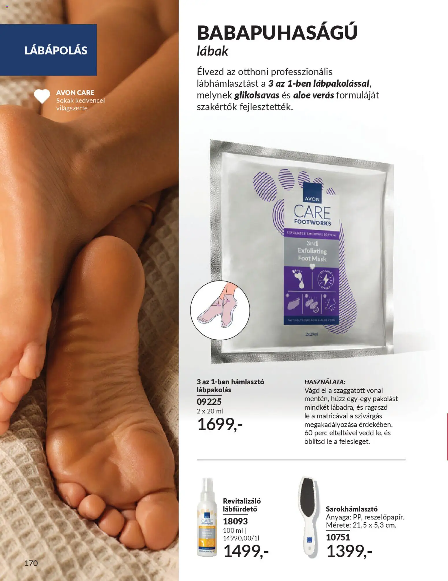 Avon akciós ujság - amely érvényes a következő dátumtól: 01.01.2026 | Oldal: 174 | Termékek: Hámlasztó