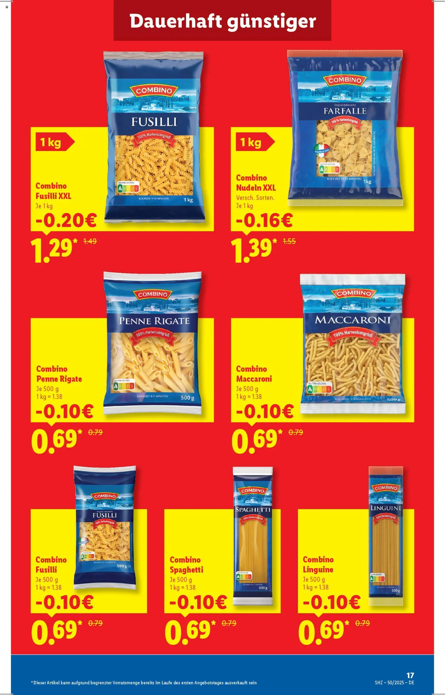 Lidl - Prospekt – gültig ab 08.12.2025 | Seite: 17 | Produkte: Nudeln