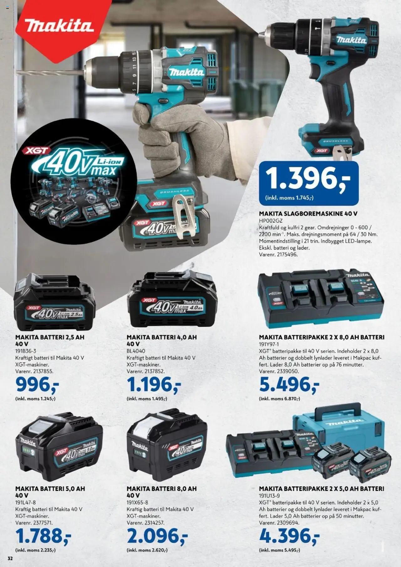Davidsen Tilbudsavis gyldig fra 23.03.2025 | Side: 32 | Produkter: Batterier, Batteri
