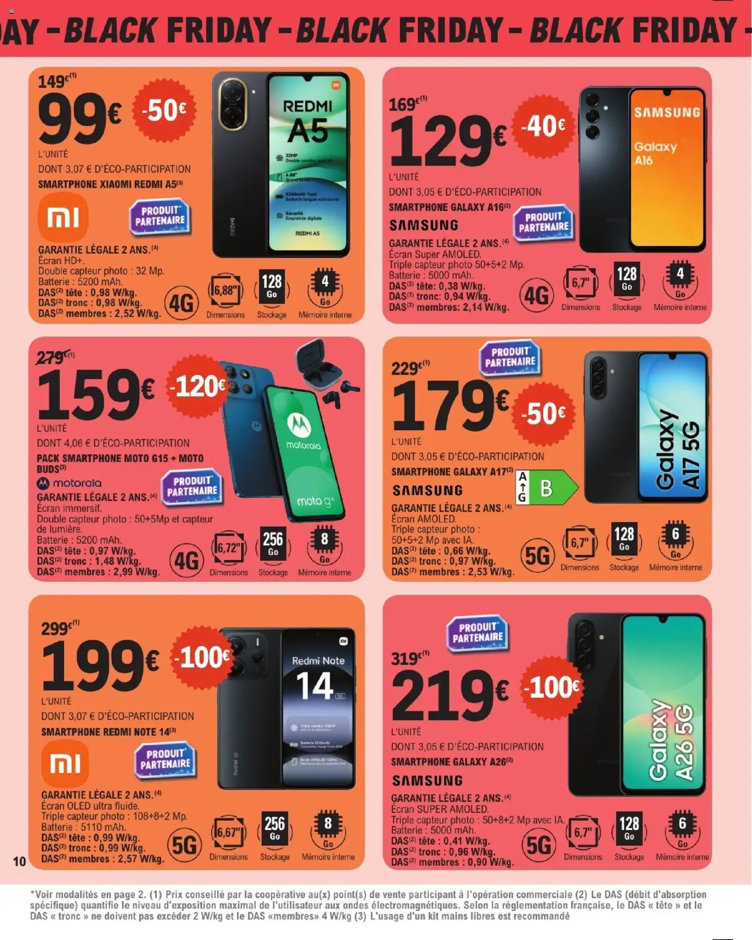 {H1} | Page: 10 | Produits: Smartphone, Batterie, Caméra