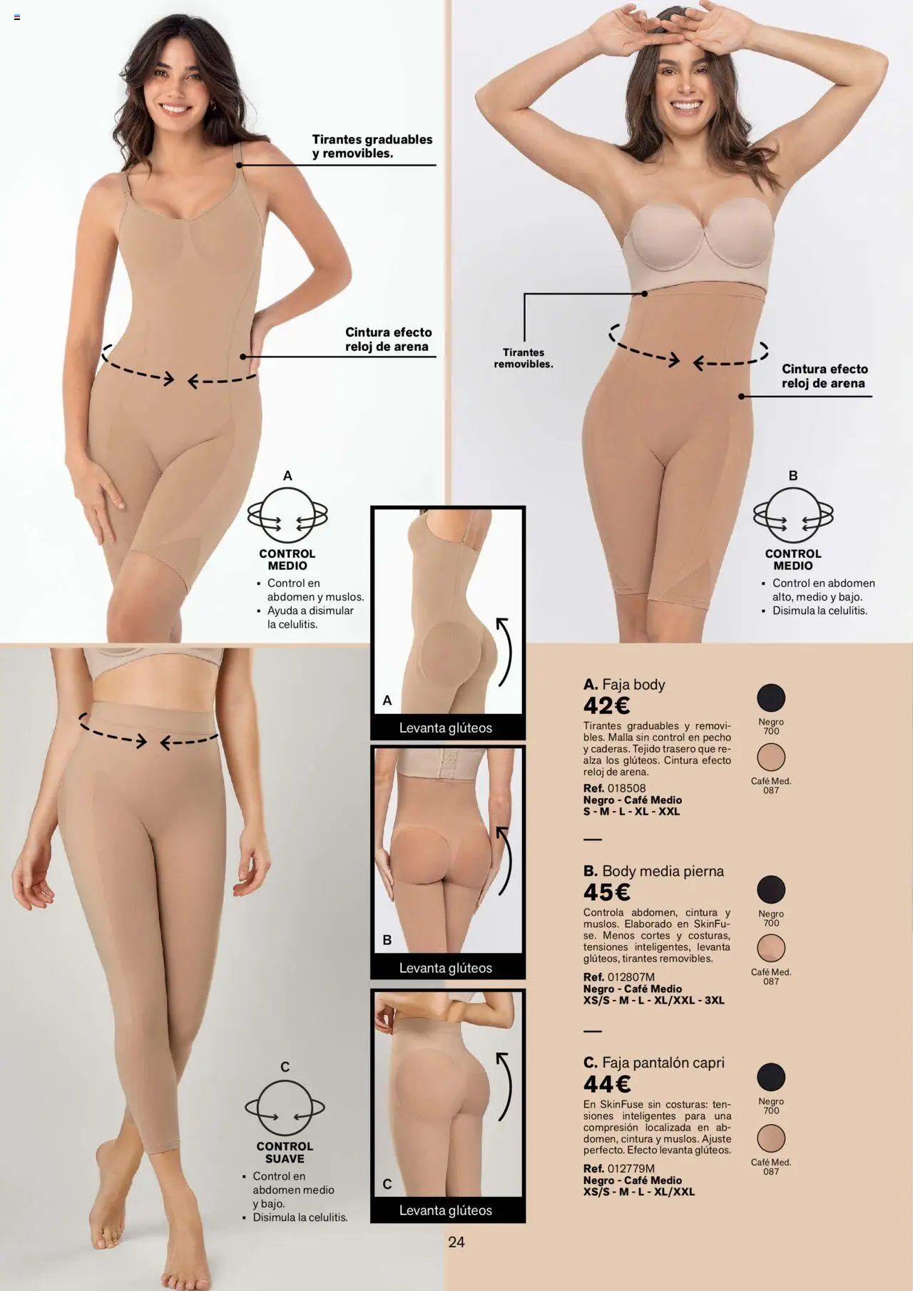 Leonisa folleto │ válido desde el 01.07.2025 | Página: 24 | Productos: Café, Reloj, Pantalón capri, Body