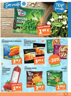Katalog Studenac - Pregled kataloga iz trgovine Studenac, vrijedi od 29.10.2025 | Stranica: 13 | Proizvodi: Špinat, Mahuna, Meso, Pizza