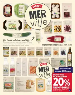 Forhåndsvisning av Meny kundeavis gyldig fra 20.04.2026 | Side: 11 | Produkter: Oksekød, Isbergsalat, Plăci policarbonat, Hvitløk