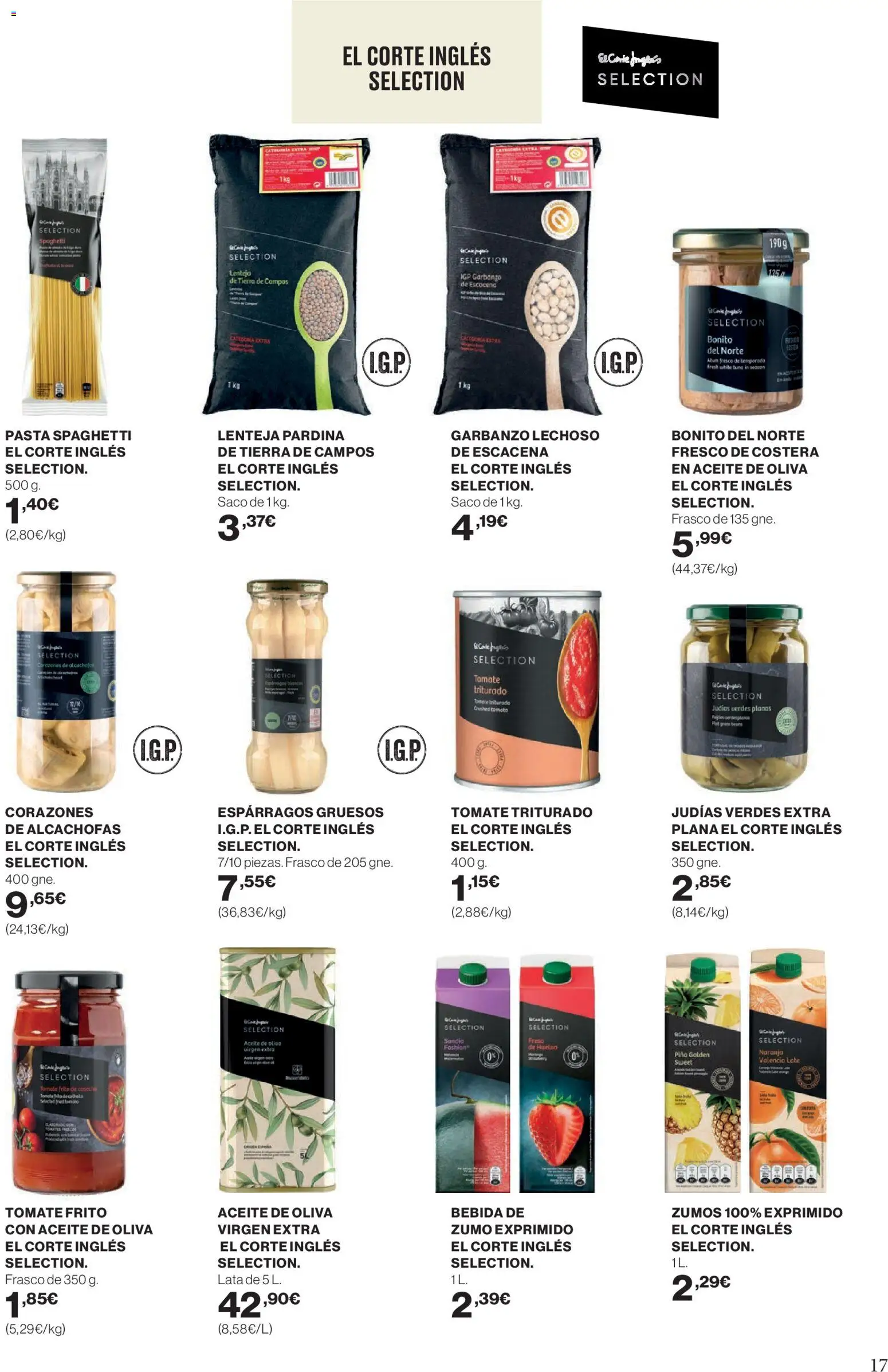 Hipercor - Mucho más para ti │ válido desde el 26.02.2026 | Página: 17 | Productos: Νερό καρύδας, Aceite de oliva, Aceite de oliva virgen extra, Tomate triturado