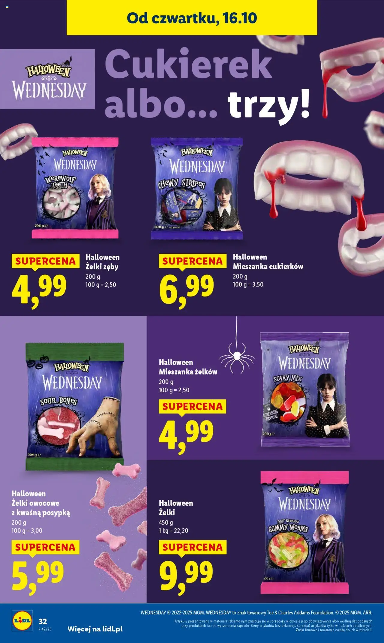 Lidl Gazetka od 16.10.2025 | Strona: 36 | Produkty: Żelki
