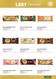 Lody na patyku Magnum, Double Sunlover, pak. po 20 szt. x 85 ml nr art. 102586 od 14.05.2025 | Strona: 17