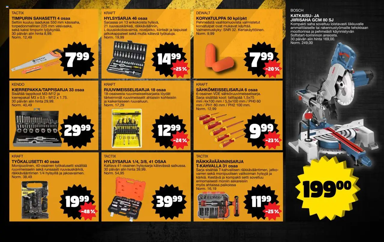 Tokmanni - Työkaluliite – voimassa 13.10.2025 alkaen | Sivu: 3