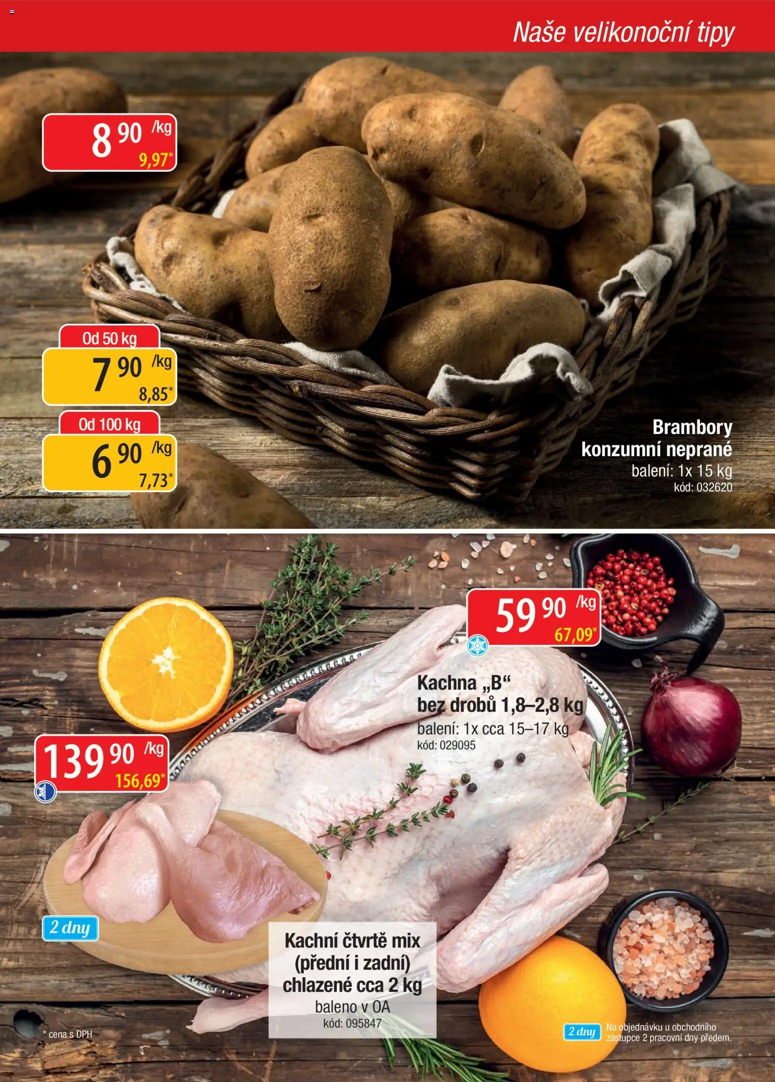 Astur & Qanto leták - Velkoobchod fresh 04/2026 od 01.04.2026 | Strana: 33 | Produkty: Brambory, Kachna