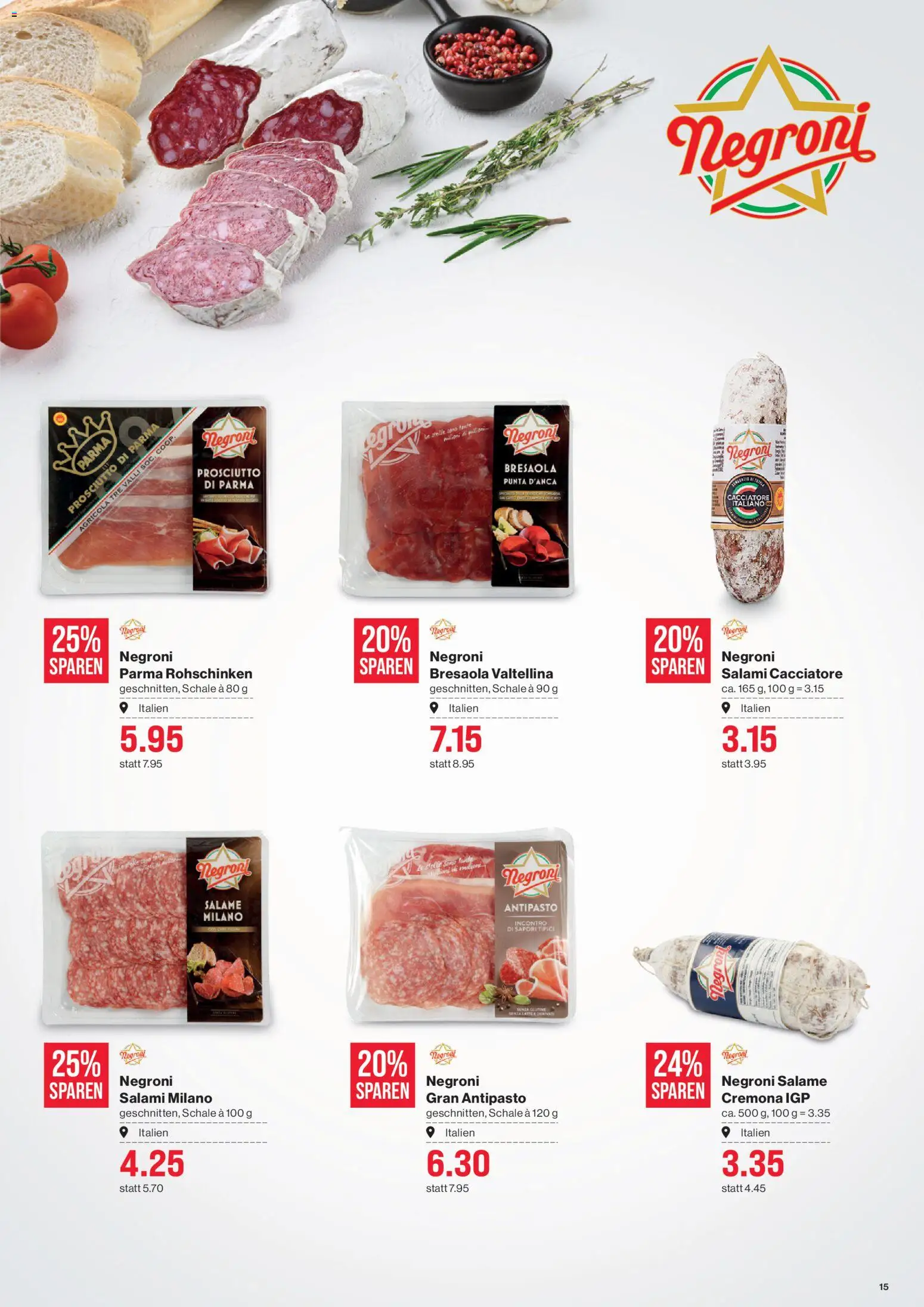 SPAR Aktionen – gültig ab 08.01.2026 | Seite: 15 | Produkte: Salami