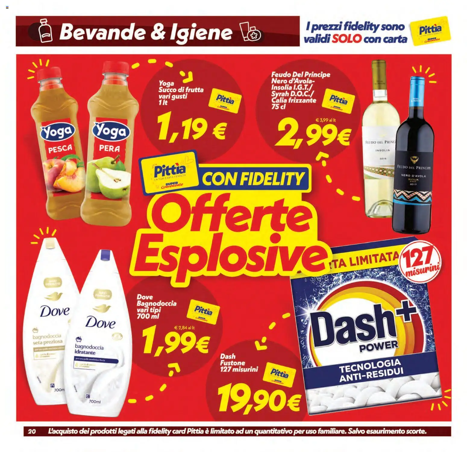 Volantino SuperConveniente del 17.03.2026 | Pagina: 20 | Prodotti: Succo, Frutta, Pesca, Succo di frutta