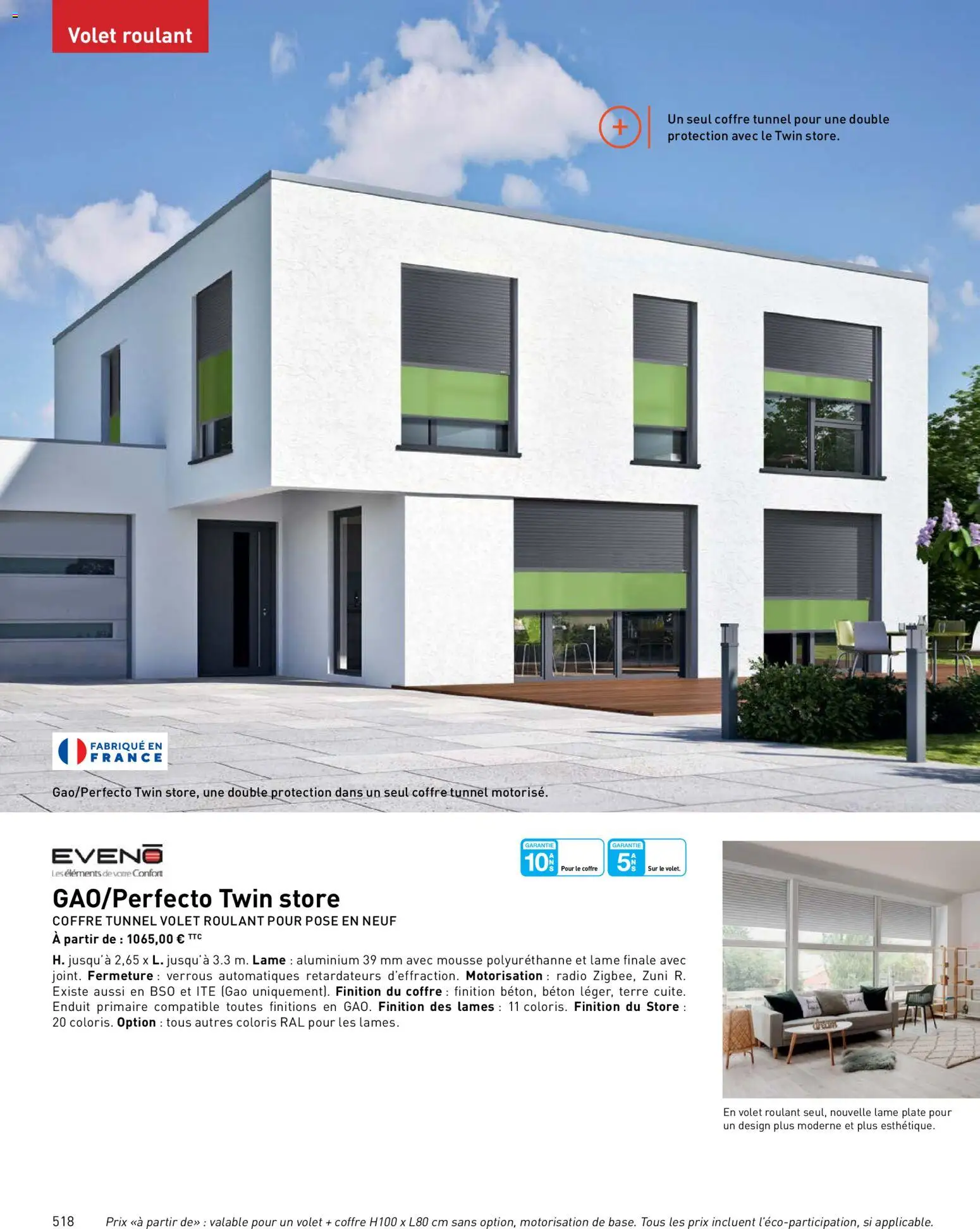 {H1} | Page: 518 | Produits: Radio, Mousse, Store