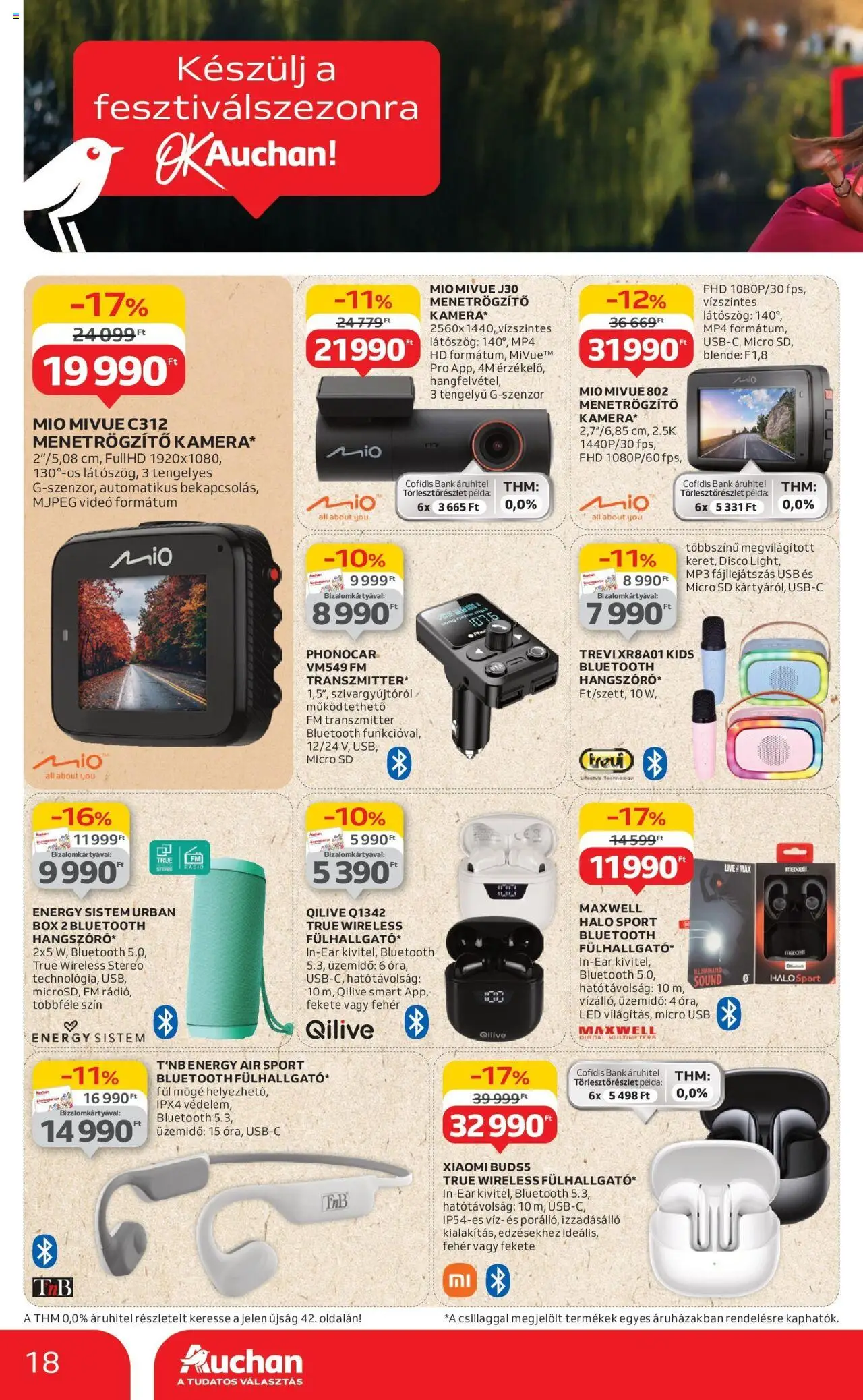 Auchan akciós ujság - amely érvényes a következő dátumtól: 12.06.2025 | Oldal: 18 | Termékek: Videó, Rádió, MP4, USB