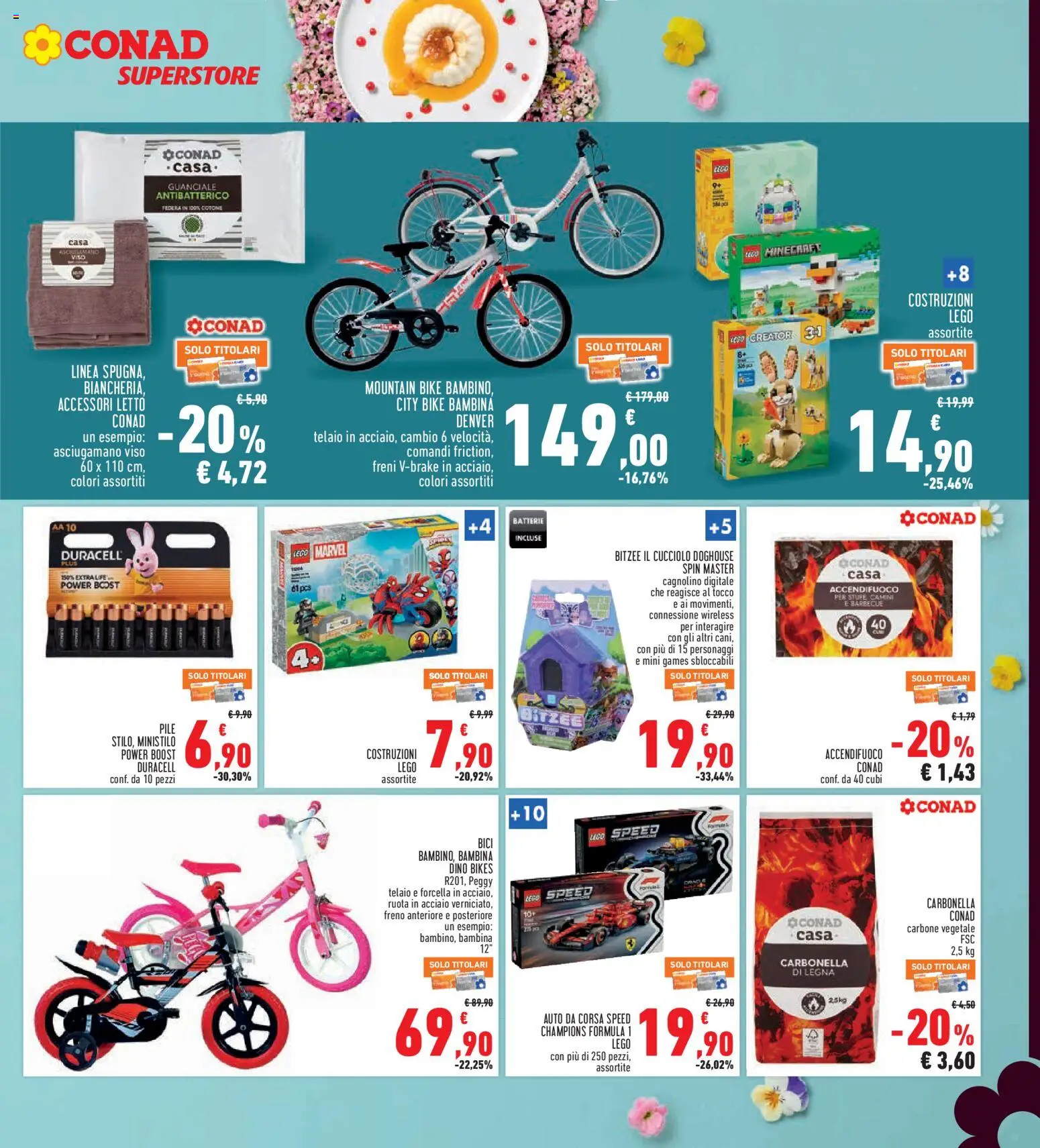 Volantino Conad del 26.03.2026 | Pagina: 31 | Prodotti: Pile, Barbecue, Asciugamano, Guanciale