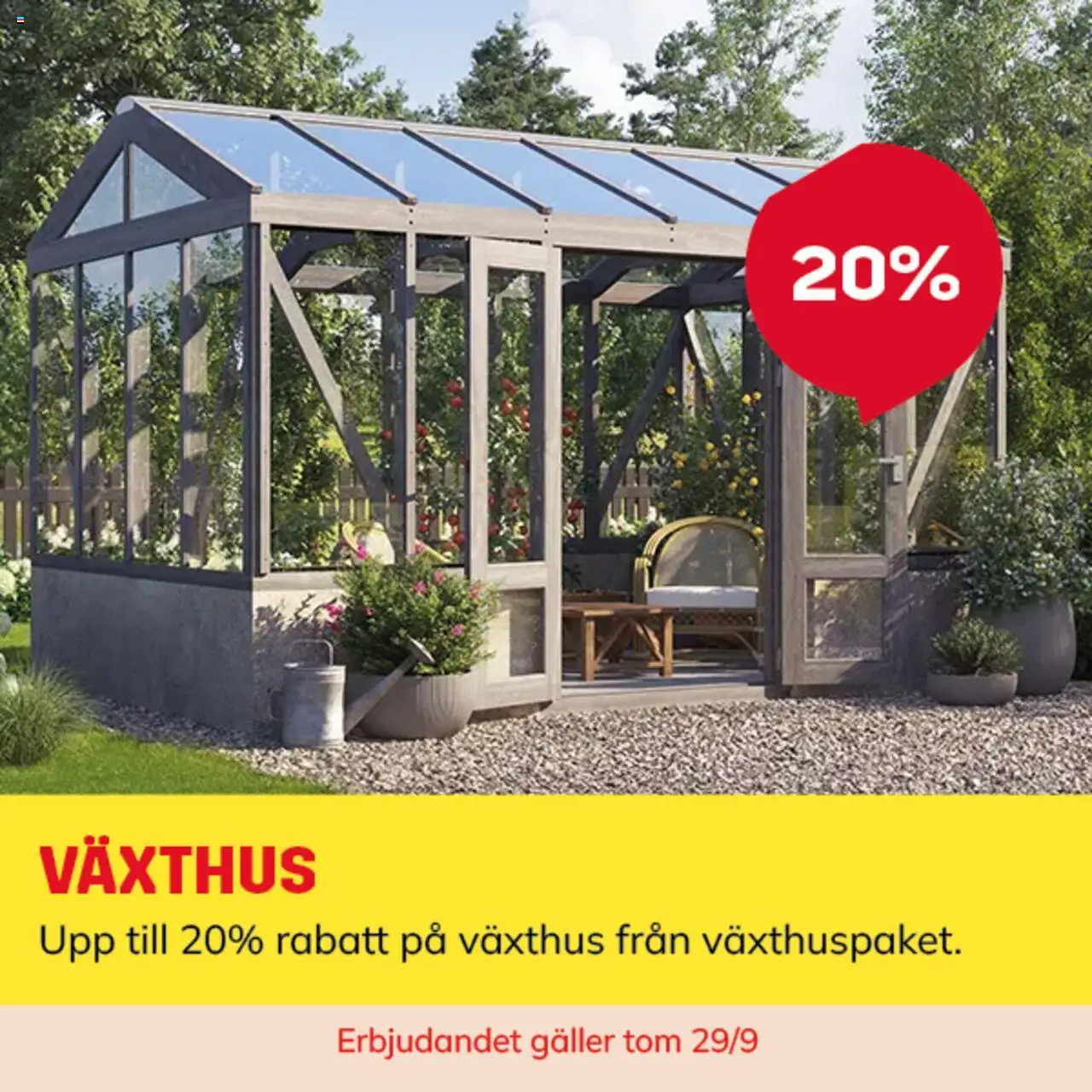 ByggMax reklamblad aktuell från 08.09.2025 | Sida: 23 | Produkter: Växthus, Galler