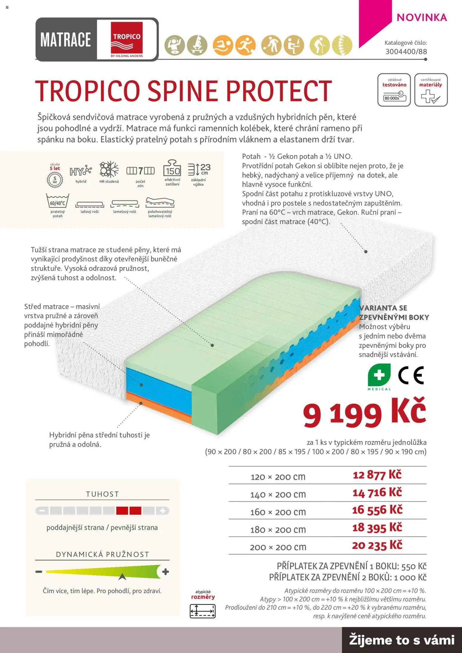 ASKO nábytek leták - Nabídka matrací od 01.01.2026 | Strana: 15 | Produkty: Postele, Matrace, Rošt