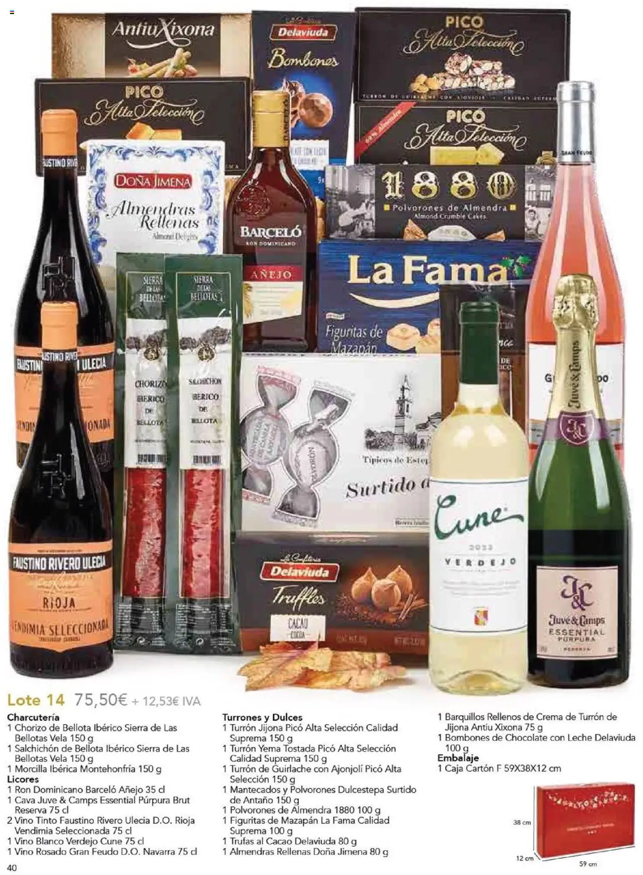 E.Leclerc Regalos de Navidad 2025 │ válido desde el 10.10.2025 | Página: 42 | Productos: Vino, Crema, Chocolate con leche, Φρυγανιές σικάλεως