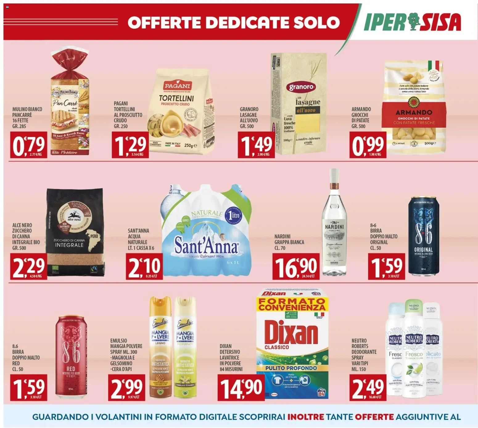 Volantino SISA del 25.11.2025 | Pagina: 14 | Prodotti: Tè, Patate, Acqua, Zucchero