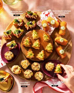 Garnalenkroketjes met roomkaas en dille, Shrimp croquettes with cream cheese and dill. - Voorbeeld van een folder van Albert Heijn, geldig van 05.12.2025 | Pagina: 66