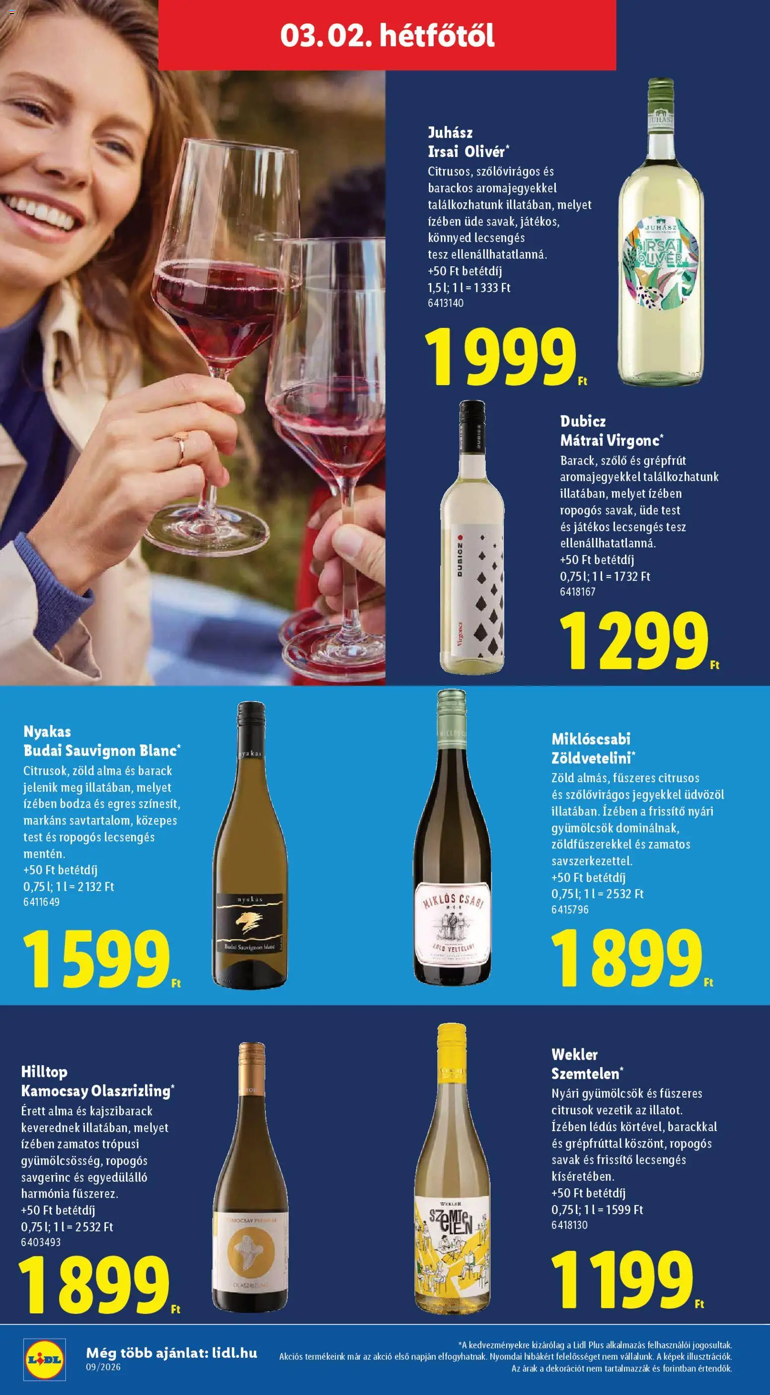 Lidl akciós ujság - amely érvényes a következő dátumtól: 26.02.2026 | Oldal: 76 | Termékek: Szőlő, Alma