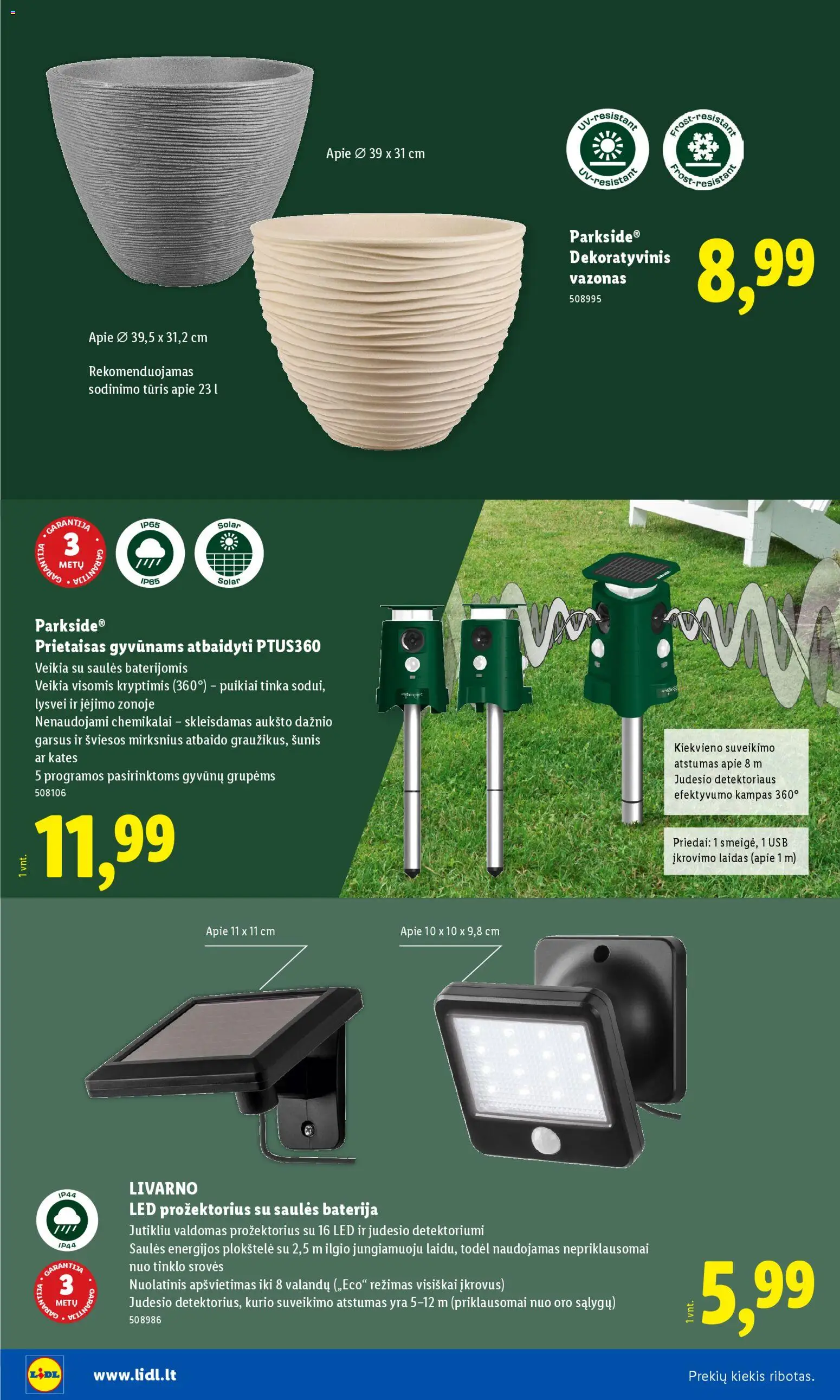 LIDL akcijos nuo 20.02.2026 | Puslapis: 14 | Prekių: Baterija, USB, Vazonas