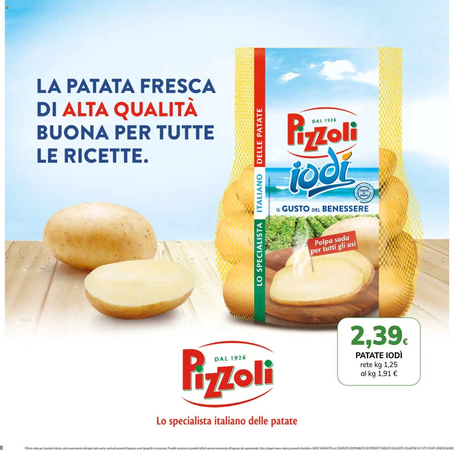 Volantino Basko del 07.04.2026 | Pagina: 8 | Prodotti: Patate