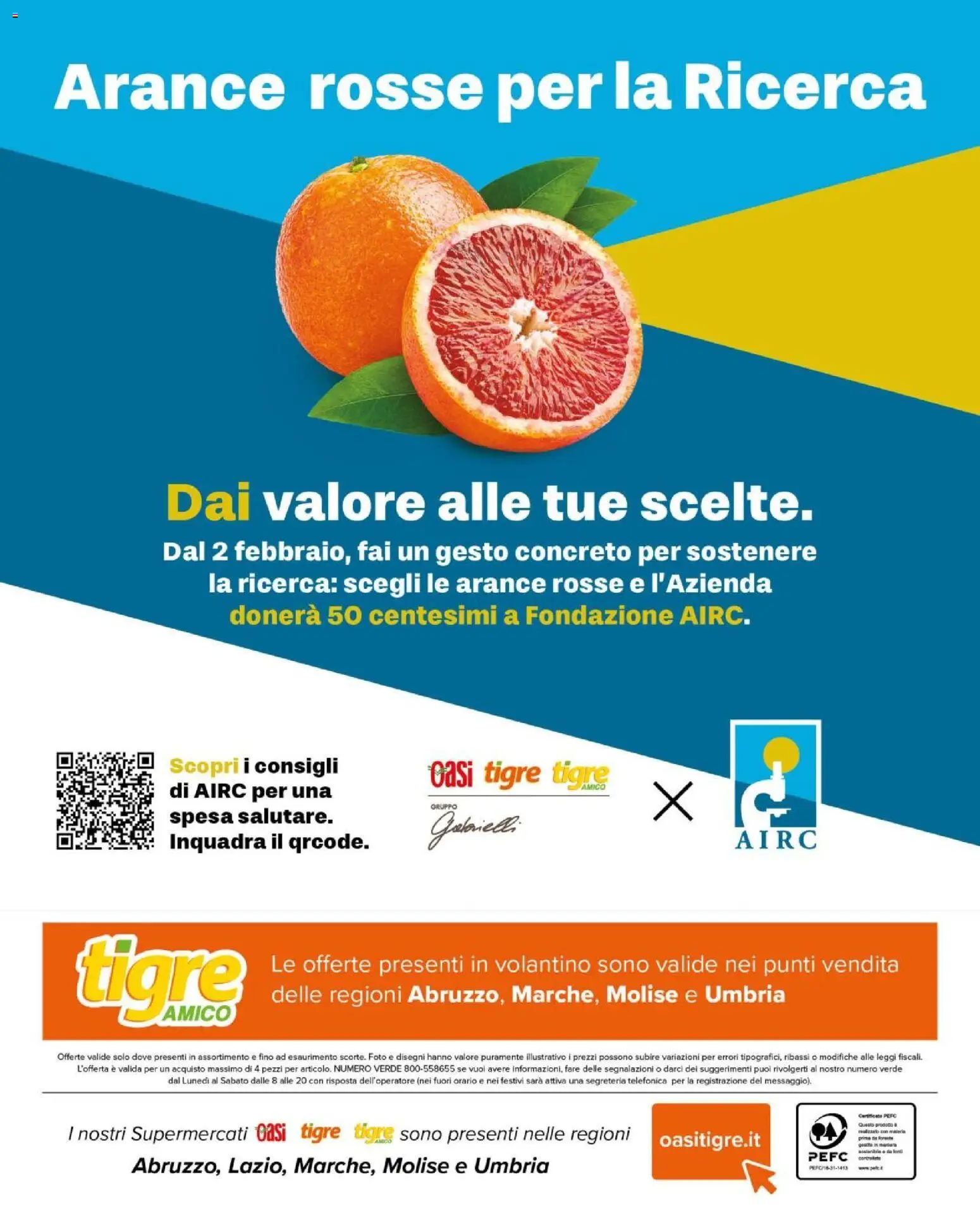 Volantino Tigre del 27.01.2026 | Pagina: 12 | Prodotti: Arance