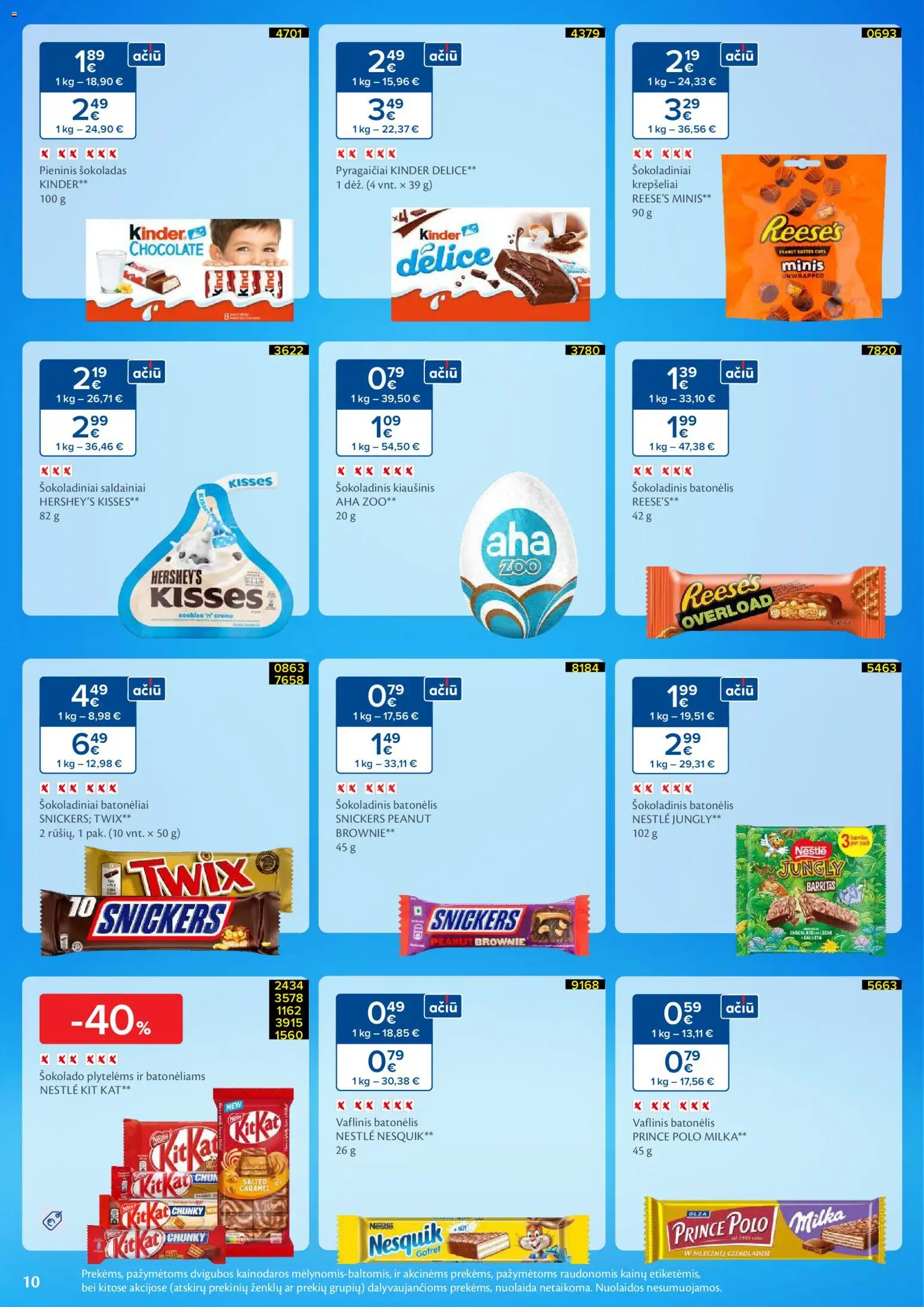 MAXIMA akcijos nuo 02.02.2026 | Puslapis: 10 | Prekių: Šokoladas, Šokoladinis batonėlis, Saldainiai
