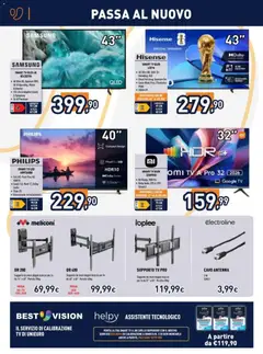 Anteprima del volantino Unieuro volantino valido a partire dal 20.03.2026 | Pagina: 24 | Prodotti: Tè, TV, Audio, Cavo
