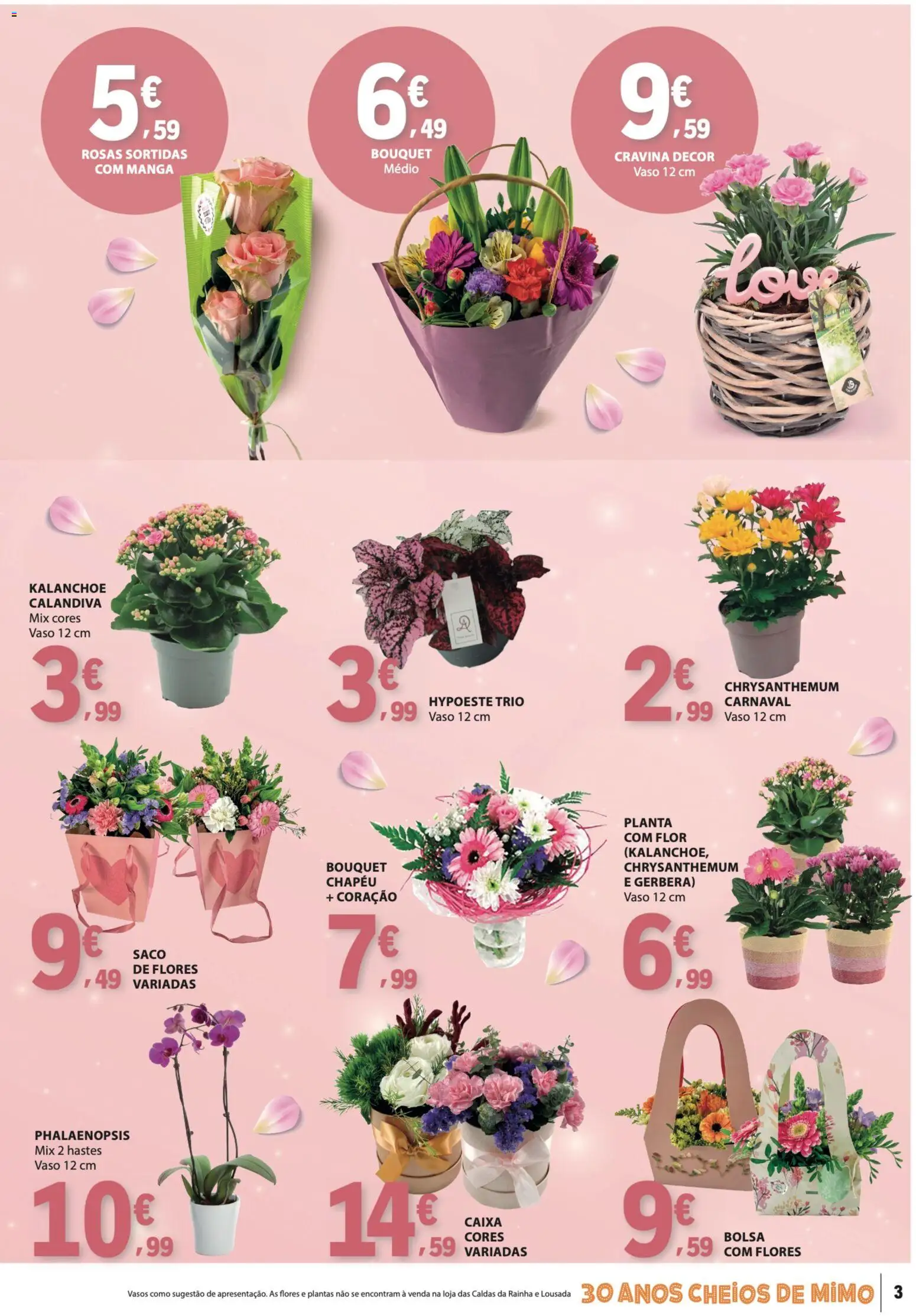 E.Leclerc folheto Não Alimentar │ válido de 23.04.2026 | Página: 3 | Produtos: Chapéu, Bolsa, Flores, Caixa