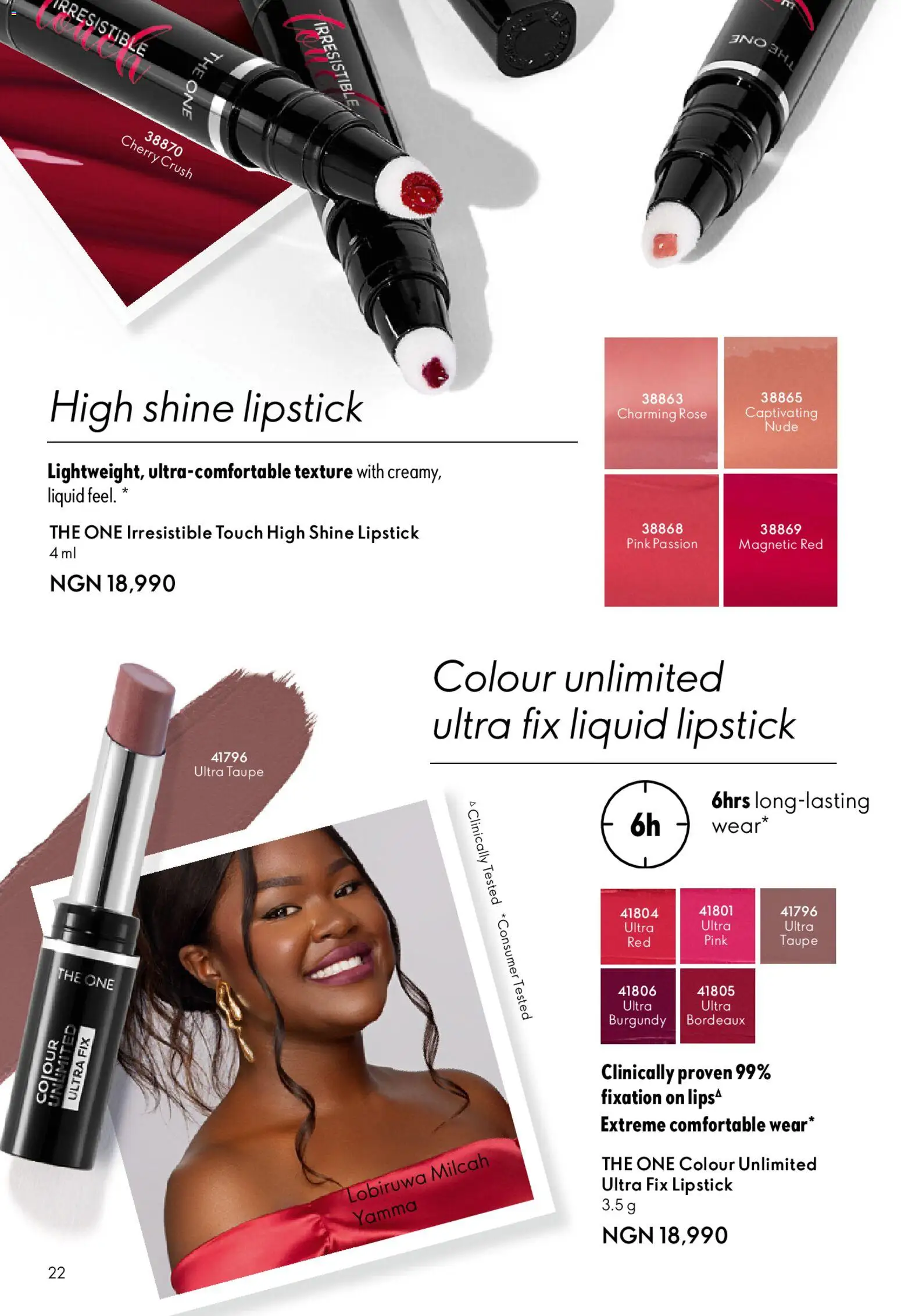 Oriflame - Catalogue 12/2025 valid from 01.12.2025 | Page: 22 | Products: Lipstick