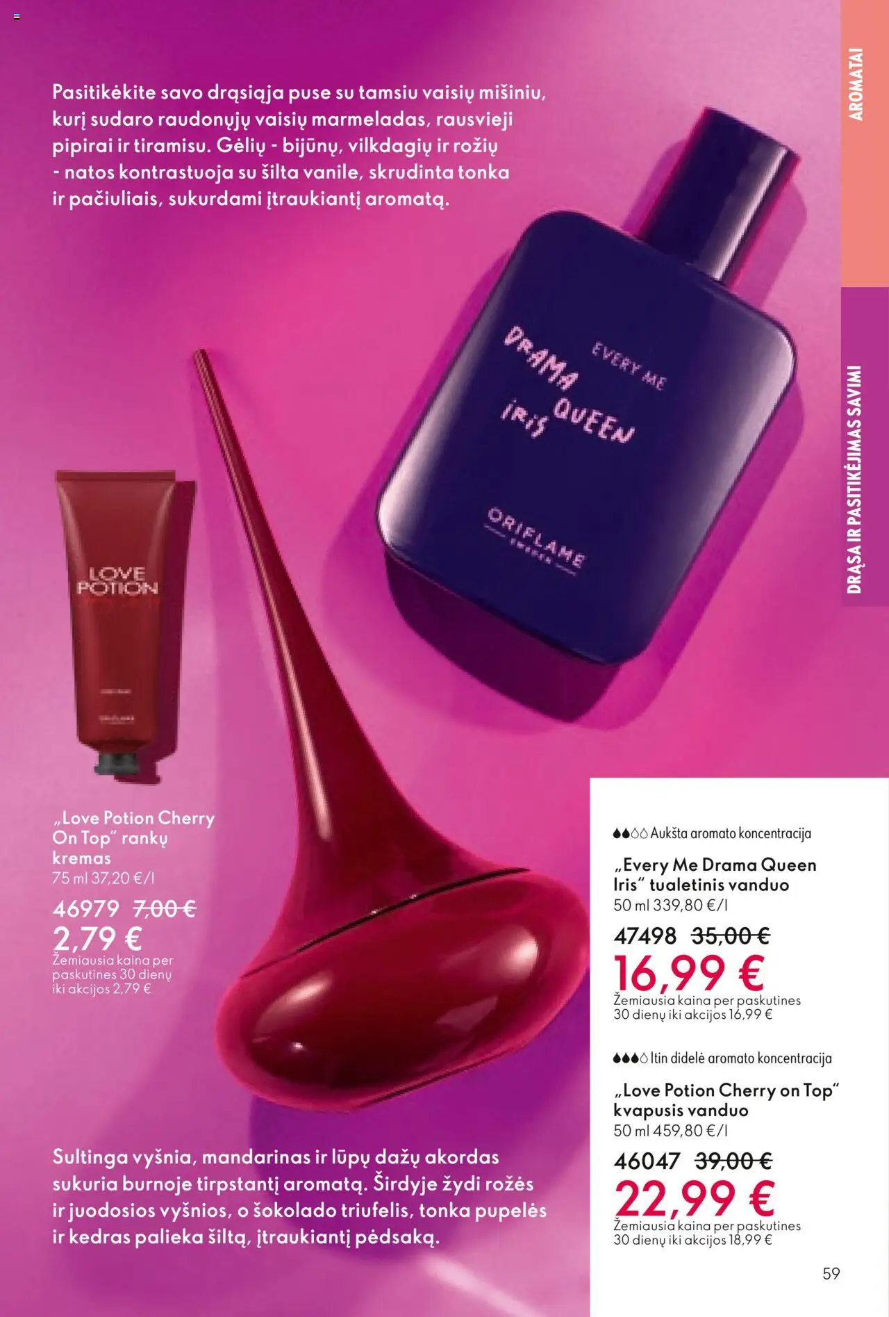 Oriflame akcijos nuo 08.10.2025 | Puslapis: 59 | Prekių: Kvapusis vanduo, Tualetinis vanduo, Pupelės, Kremas