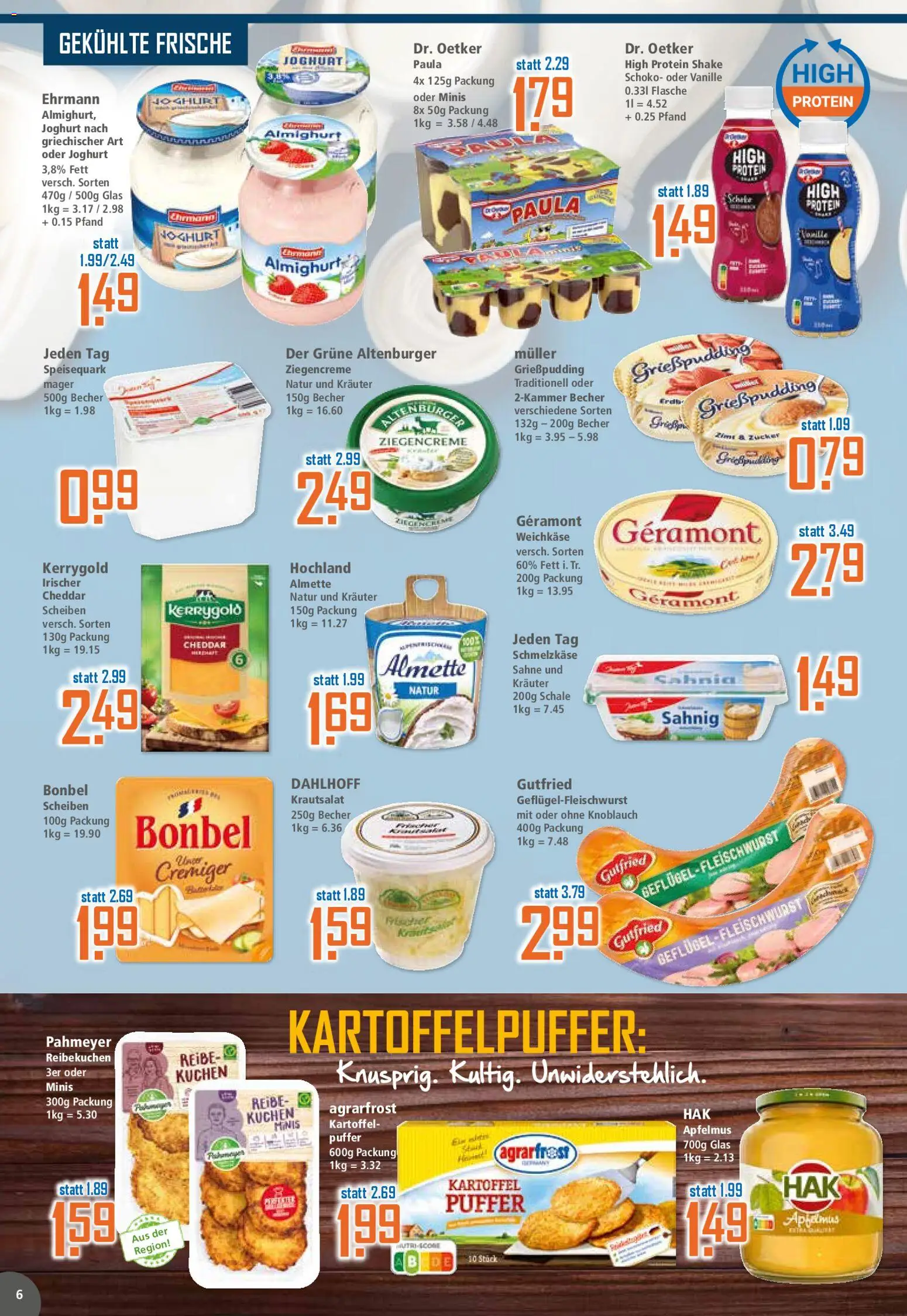 Klaas & Kock Prospekt 	 – gültig ab 02.03.2026 | Seite: 6 | Produkte: Joghurt, Knoblauch, Sahne, Speisequark