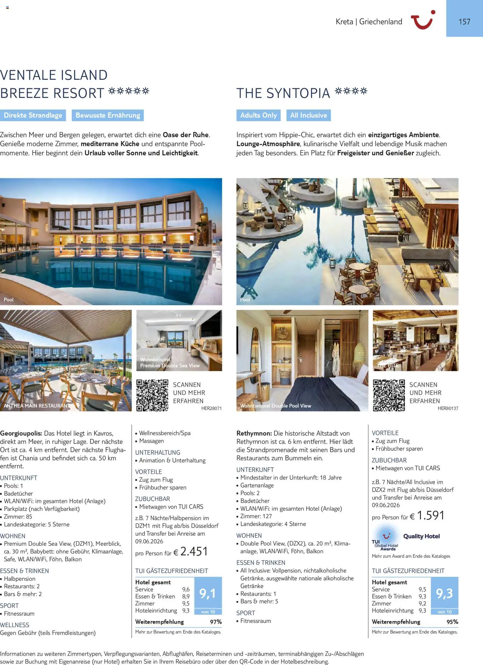 Aida  Südeuropa & Nordafrika 2026/27 – gültig ab 01.01.2026 | Seite: 157 | Produkte: Babybett, Küche