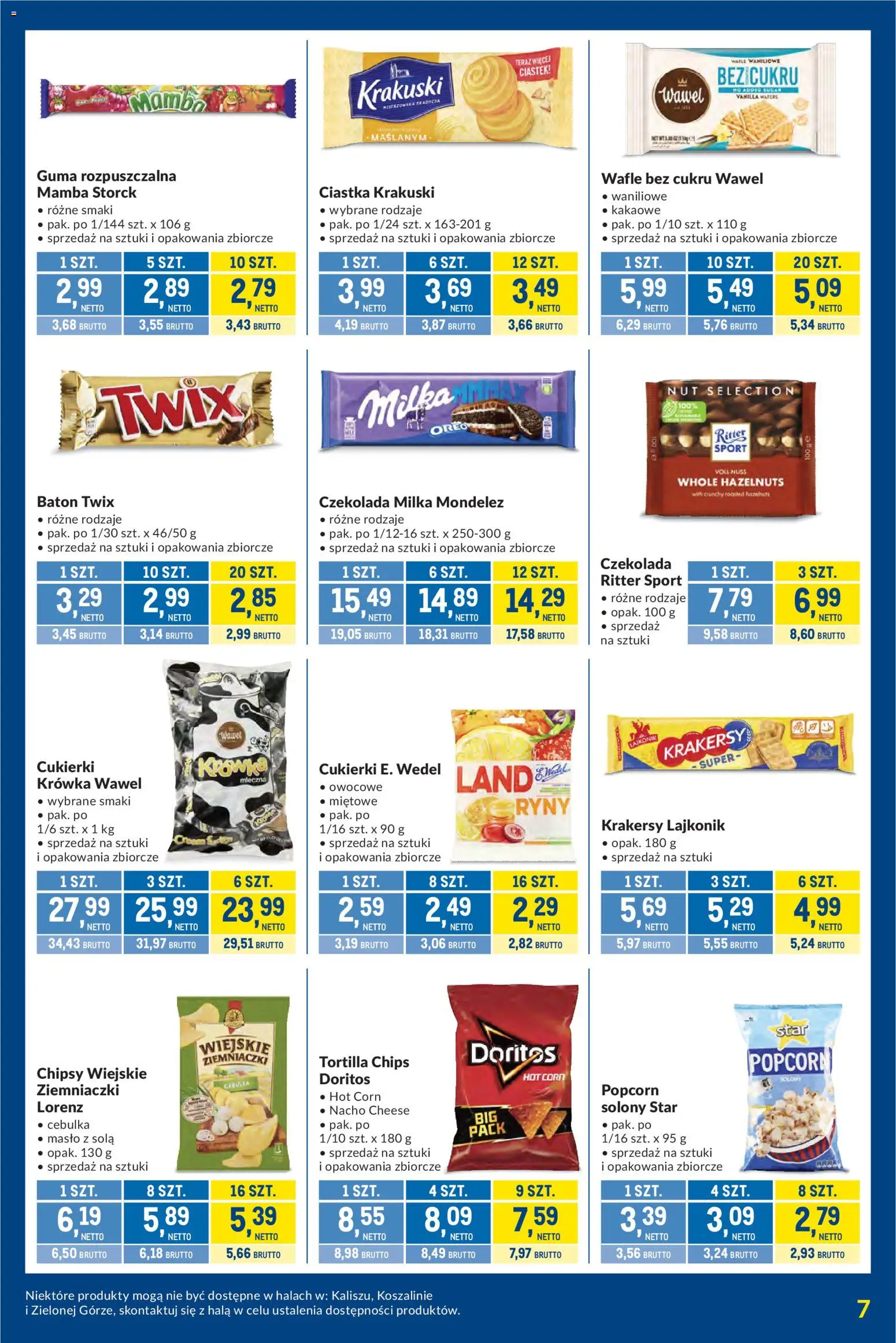 Makro Gazetka - Kupujesz więcej płacisz mniej od 28.10.2025 | Strona: 7 | Produkty: Krowka, Tortilla, Milka, Czekolada