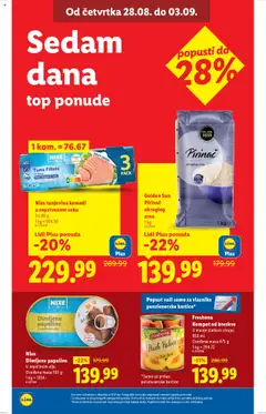 Lidl katalog - važi od 28.08.2025 | Strana: 16 | Proizvode: Protein, Kompot, Pirinač