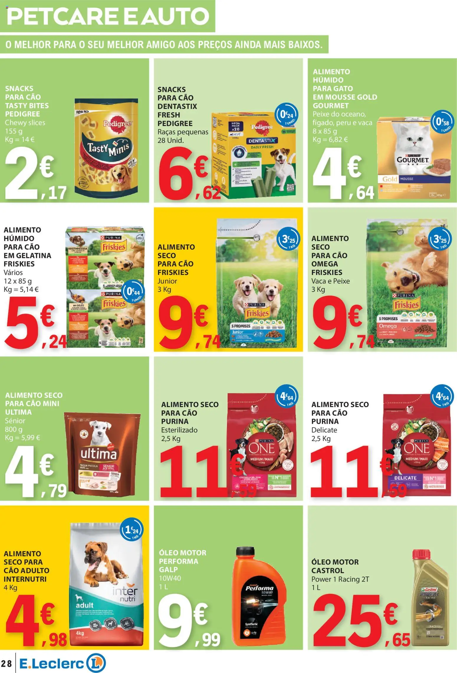 E.Leclerc folheto │ válido de 22.01.2026 | Página: 28 | Produtos: Peru, Gelatina, Óleo, Peixe